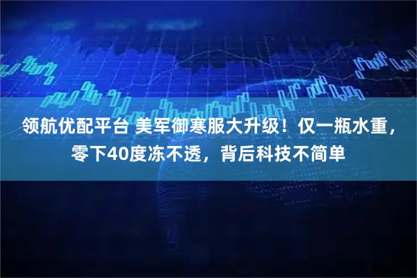 领航优配平台 美军御寒服大升级！仅一瓶水重，零下40度冻不透，背后科技不简单